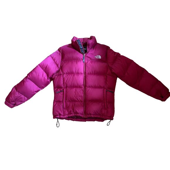 The North Face Nuptse Pink Magenta Puffy Jacket - Picture 1 of 14